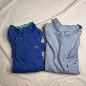 Bundle Vineyard Vines Sweater + Long Sleeve Top XS  Outdoors Pullover L080824